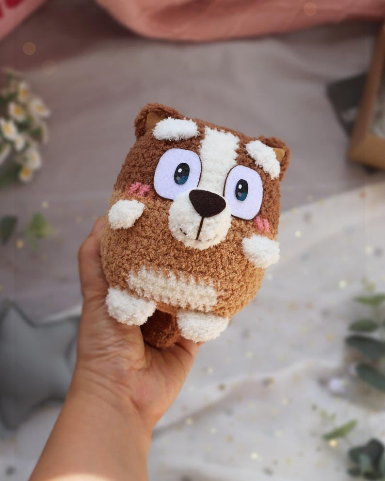 Heeler Dog Friends Crochet Pattern
