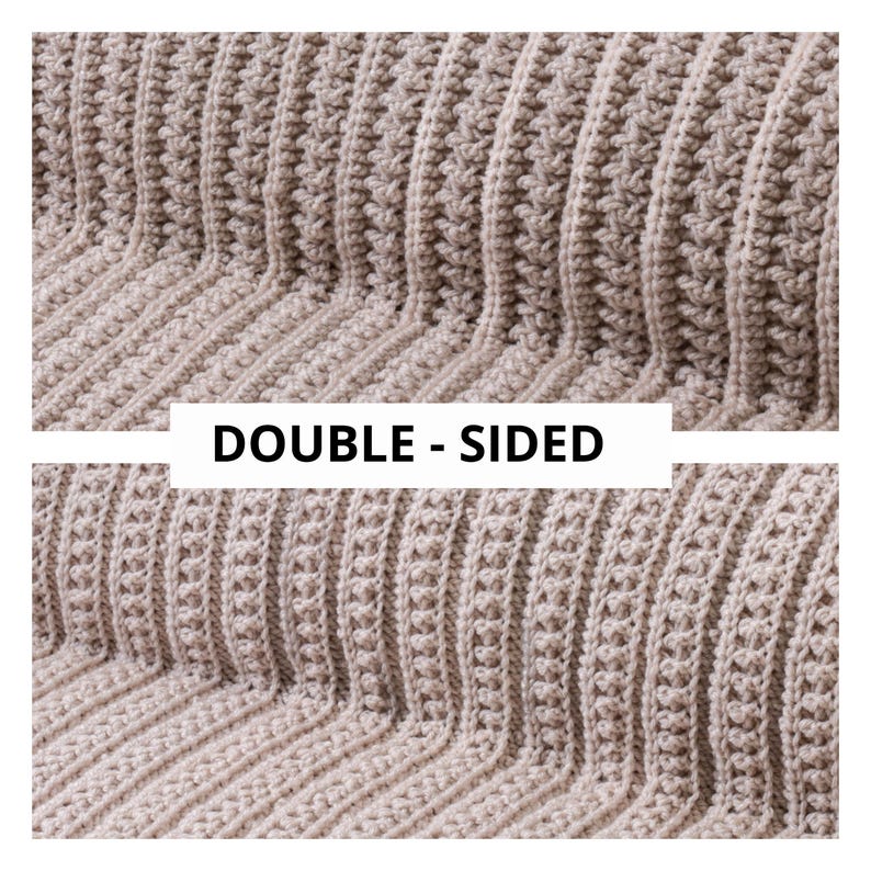 Neutral Blanket Crochet Pattern