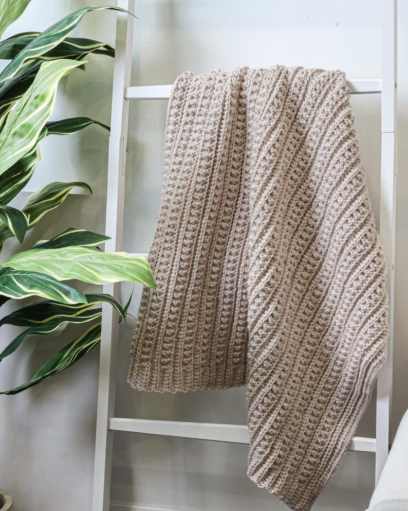 Neutral Blanket Crochet Pattern
