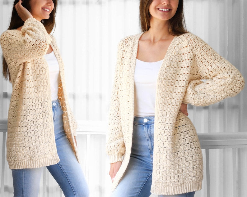 Haven Cardigan Crochet Pattern
