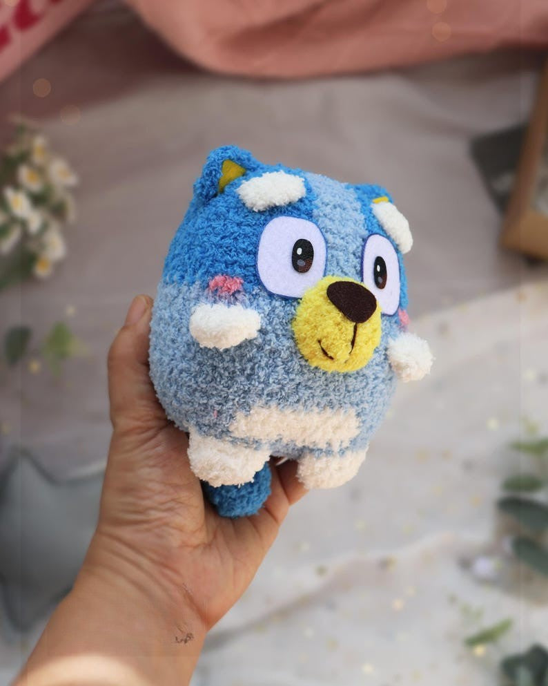 Heeler Dog Friends Crochet Pattern