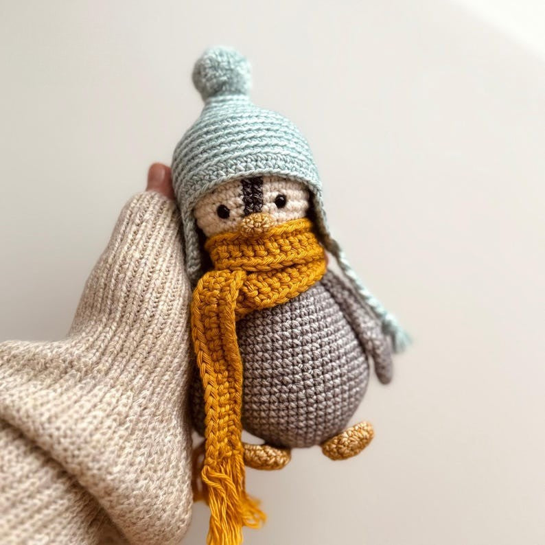 Snowcap Penguin Crochet Pattern