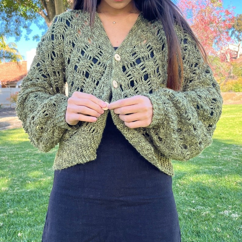 Dreamlace Cardigan Crochet Pattern