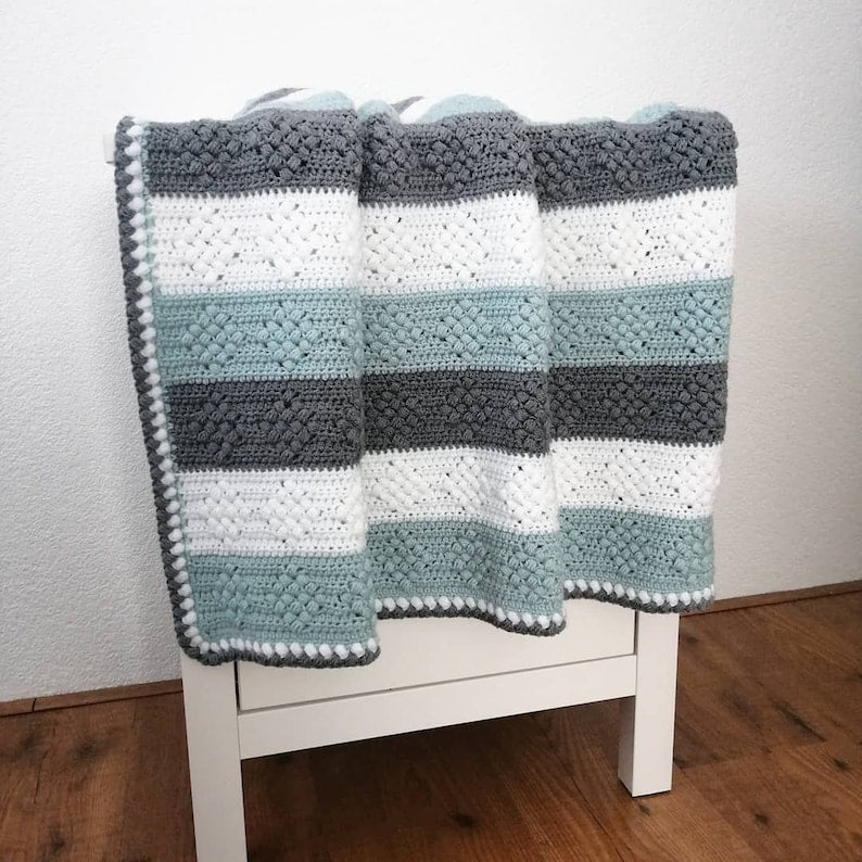 Silvermint Blanket Crochet Pattern