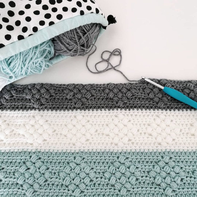 Silvermint Blanket Crochet Pattern
