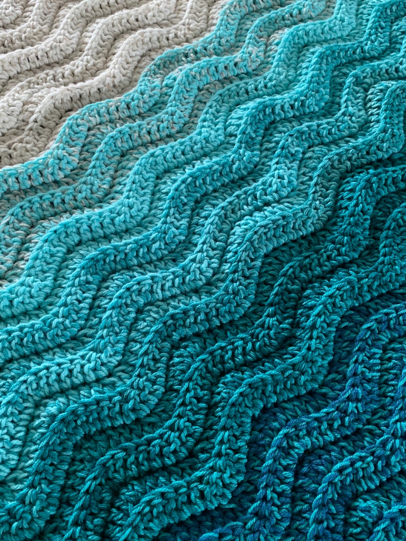 Turtle Tide Blanket Crochet Pattern