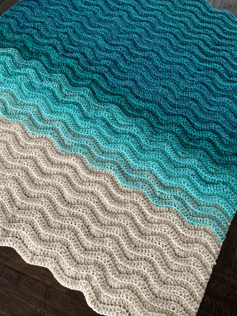 Turtle Tide Blanket Crochet Pattern