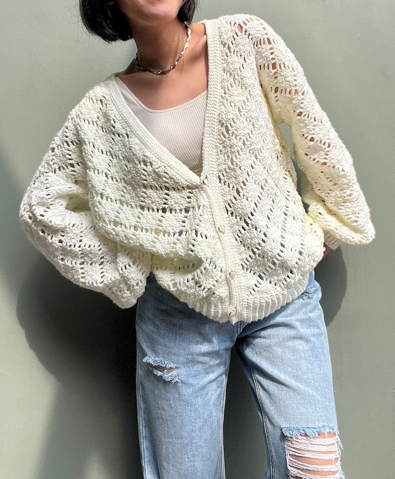 Dreamlace Cardigan Crochet Pattern