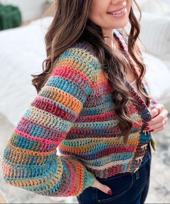 Sunray Cardigan Crochet Pattern