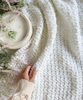 Airy Weave Blanket Crochet Pattern