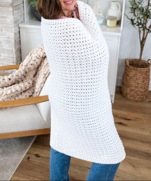 Airy Weave Blanket Crochet Pattern
